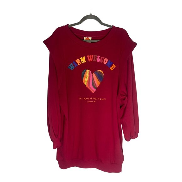 NWT Farm Rio Warm Welcome Sweater Dress-sz Large - Picture 3 of 13